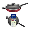 Wok Com Cabo Loreto Alumínio Revestimento Antiaderente 28 cm 3,3 l Vermelho - Tramontina 20394728