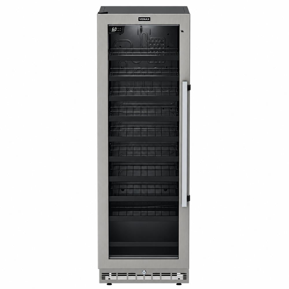Refrigerador Expositor Cervejeira 209 Litros Inox Porta Invertida Digital -6°c a 6°c EXPVQTILIN209 S40 127v - Venax 38263