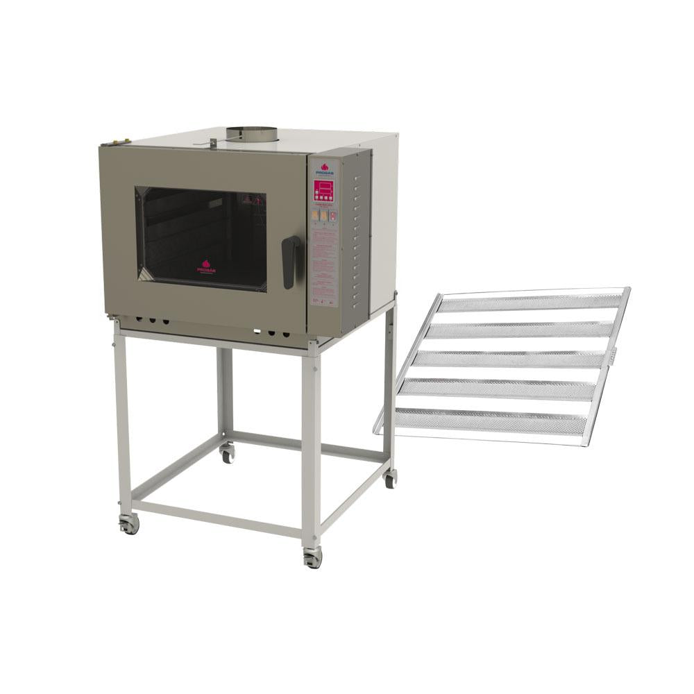 Kit Forno Turbo Elétrico 5 Níveis PRP-5000 220V Progás + 5 Esteiras Alumínio 50g 58x70 - Progás