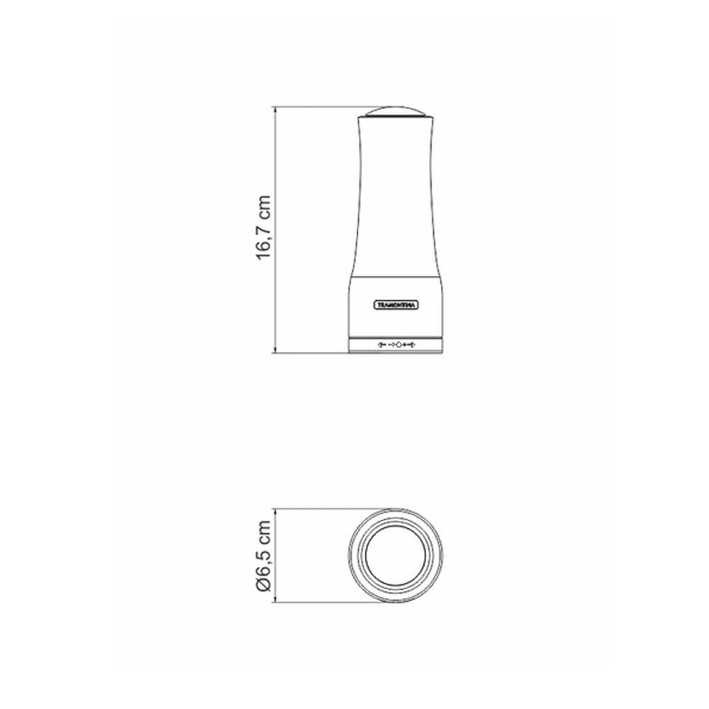 Panela de Pressão Elétrica Digital EPP60DI 220V Eos com Moedor Sal ou Pimenta Realce G Tramontina