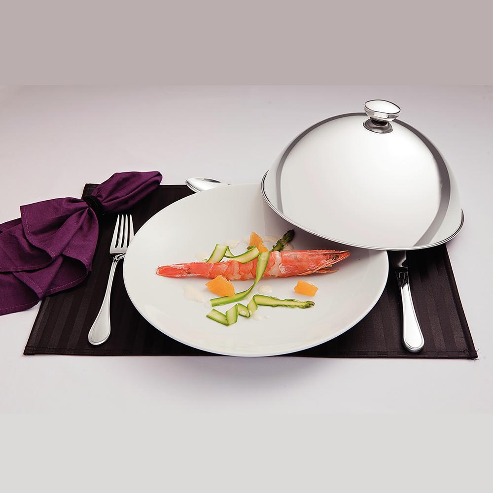Cloche Profissional Service Para Hotéis Aço Inox Alto Brilho Diâmetro 24,5cm - Tramontina 61427240
