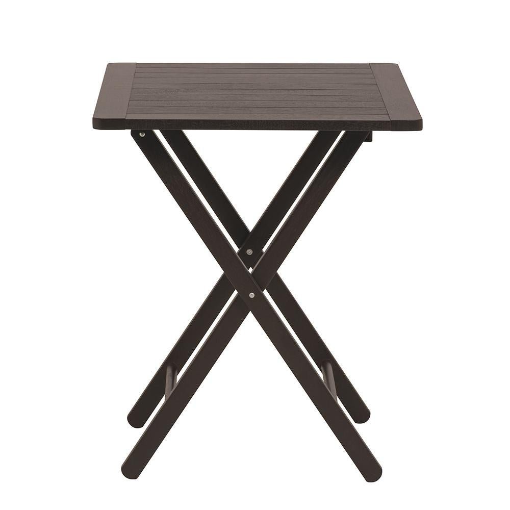 Mesa Dobrável Beer Em Madeira Tauarí 60x60 Com Acabamento Tabaco - Tramontina