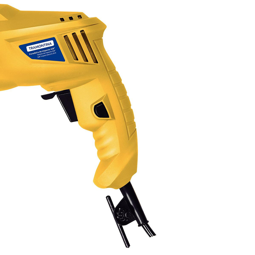 Furadeira De Impacto 500W 3/8" Sistema De Reversão Rotação 220V - Tramontina 42362220