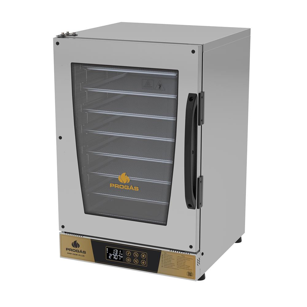 Forno Turbo Elétrico Convecção 8 Assadeiras Digital Padarias Prp-008 Plus Dourado 220v - Progás
