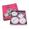 Jogo de Panelas Allegra Em Aço Inox Com Fundo Triplo e Tampas de Inox 4 Peças - Tramontina 65650270