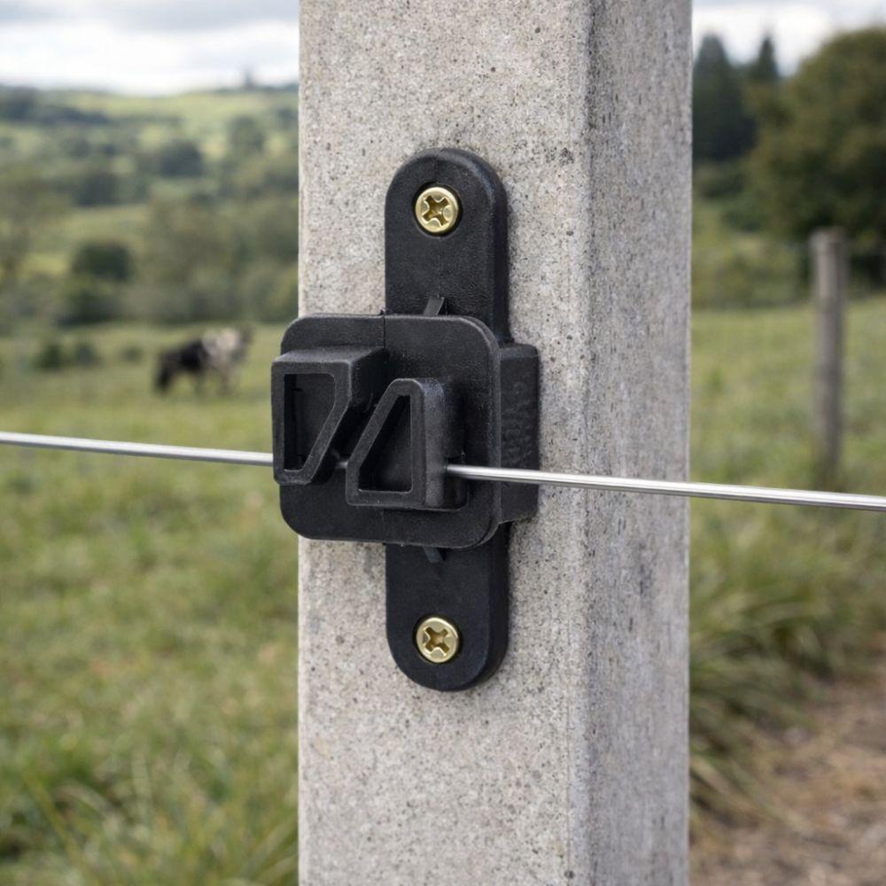 Kit 20 Fixadores Suporte Tipo W Para Arame/fio Cercas Elétricas STW - ZEBU 35-3