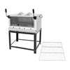 Kit - Forno Gás Industrial Roma Inox Infravermelho Firiv90 + Grade Extra