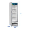 Visa Cooler Refrigerador Multiuso Expositor Vertical 303/326L VB28RB Metalfrio