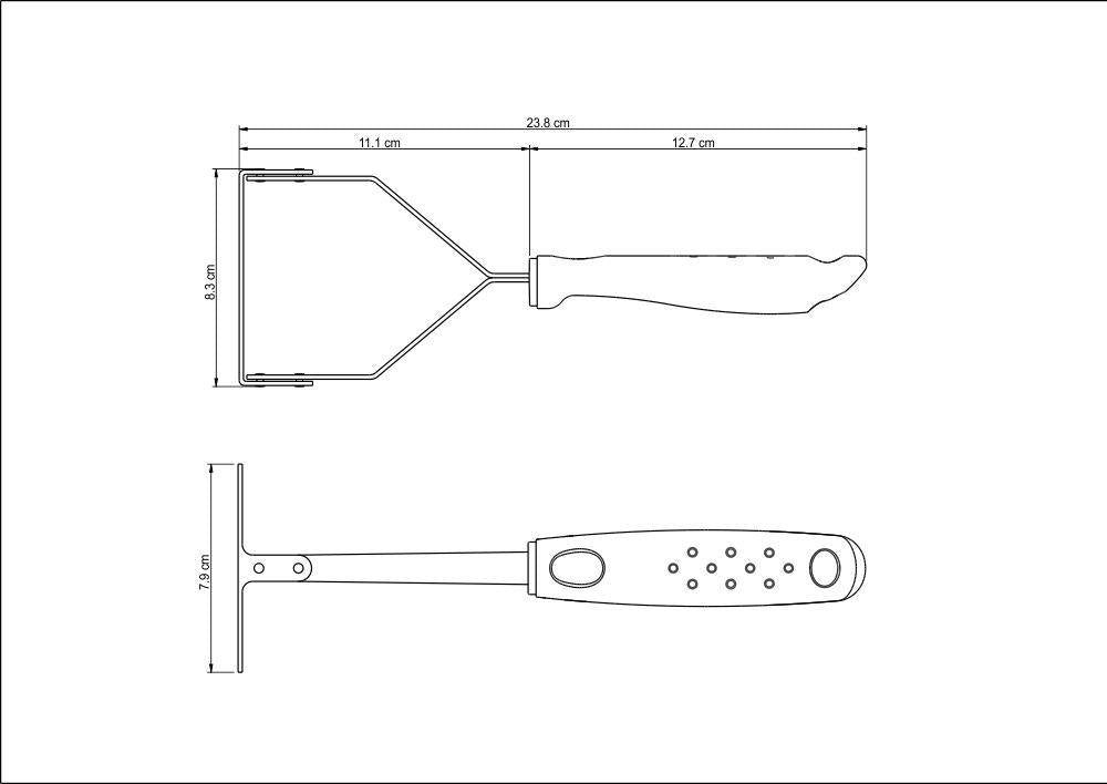 Conjunto de Colher Para Servir e Amassador Esmagador Tramontina