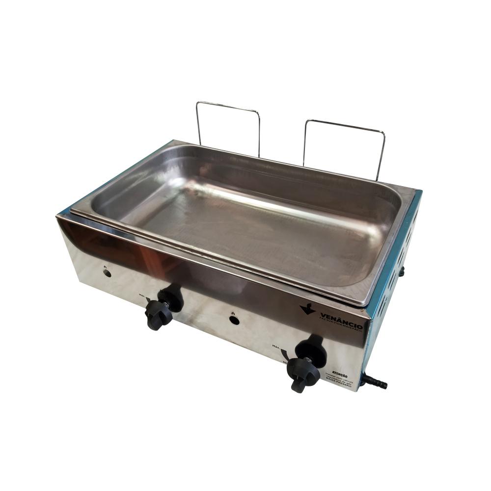 Fritadeira Profissional a Gás 10 Litros Tacho 1 Cuba Óleo SFG 111 - Venâncio