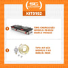 Kit - Sanduicheira 2 Prensas Gigante Gás Pr-952g + Kit Gás - Progás