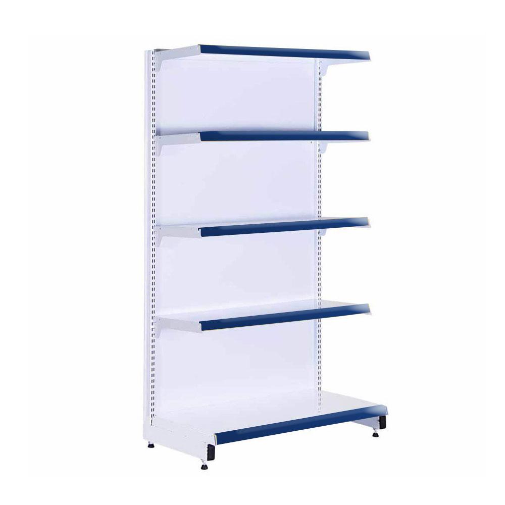 Gôndola Prateleira New Plus 1,70 Parede Inicial  GPI - Sa Gôndolas Porta Etiquetas Azul