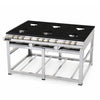 Fogão Industrial Gás Nova Era Inox 6 Bocas 6 Queimadores Grandes Nev32 6g - Venâncio 57478
