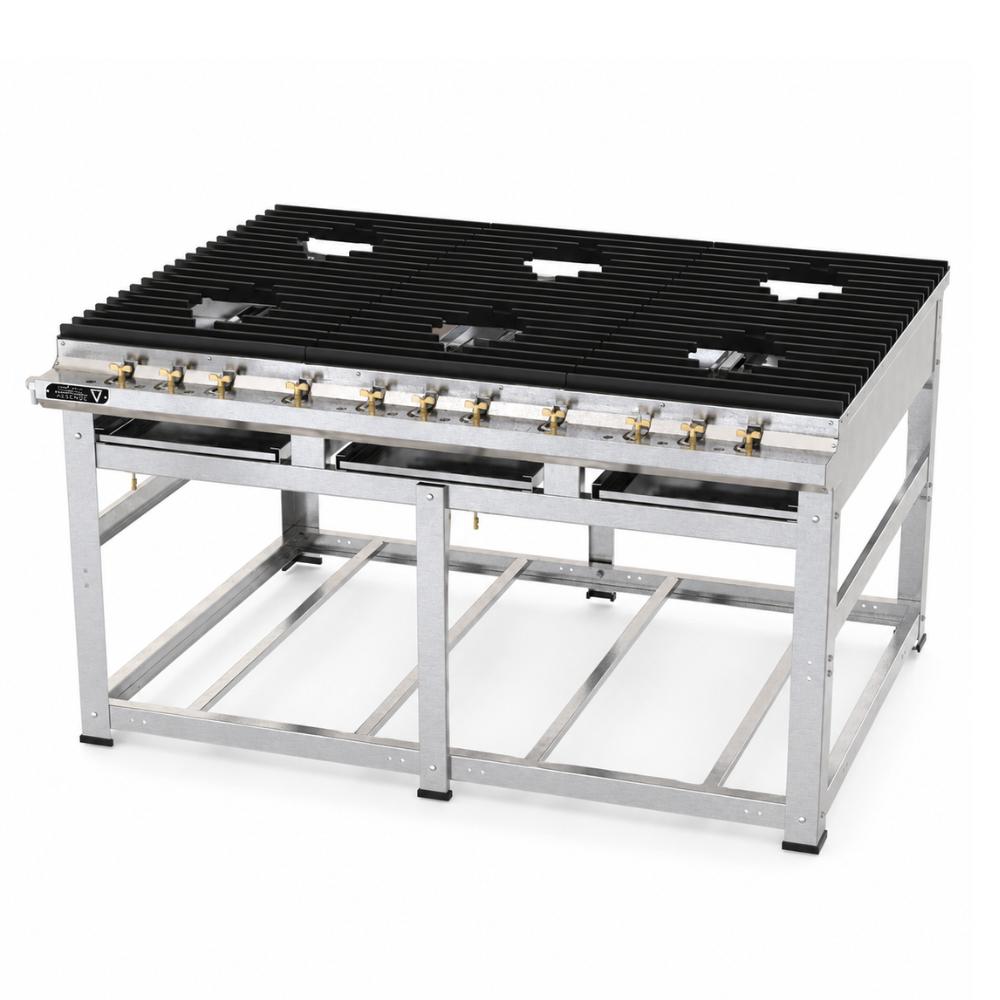 Fogão Industrial Gás Nova Era Inox 6 Bocas 6 Queimadores Grandes Nev32 6g - Venâncio 57478