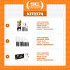 Kit - 1 Faqueiro Inox 30 Peças + 1 Conjunto Facas 9pç + 1 Faqueiro Inox 24pç - Tramontina