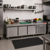 Balcão de Preparo Congelados 3 Gavetas Inox -18ºc 200cm BCG20 220v - Red Chameleon