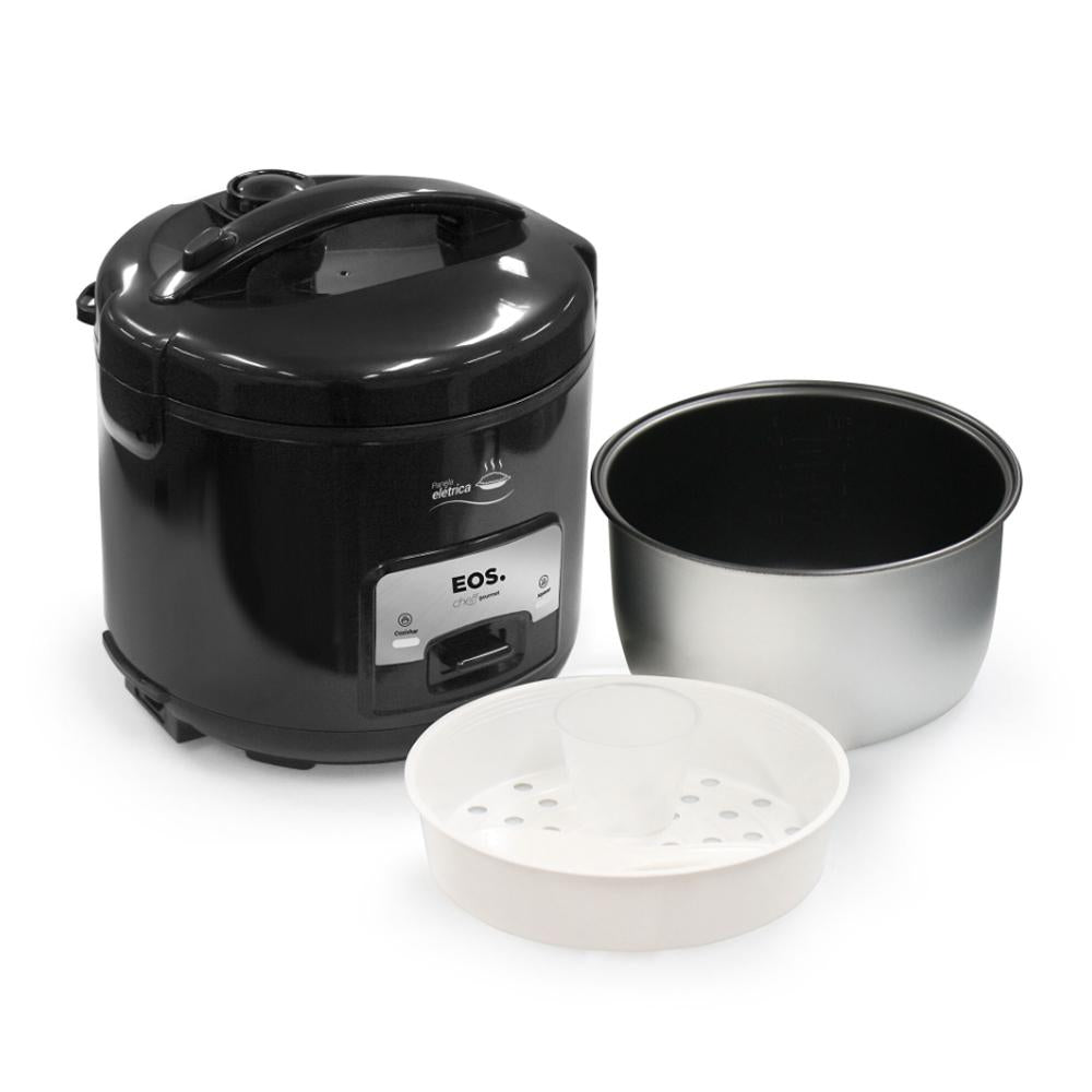 Panela Elétrica De Arroz 10 Xícaras Preta EPA10P 127V - EOS