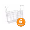 Kit - Freezer Horizontal Tampa de Vidro 231/292 Litros Nf30 - Metalfrio 127v + 6 Cestos Nextgen Branco