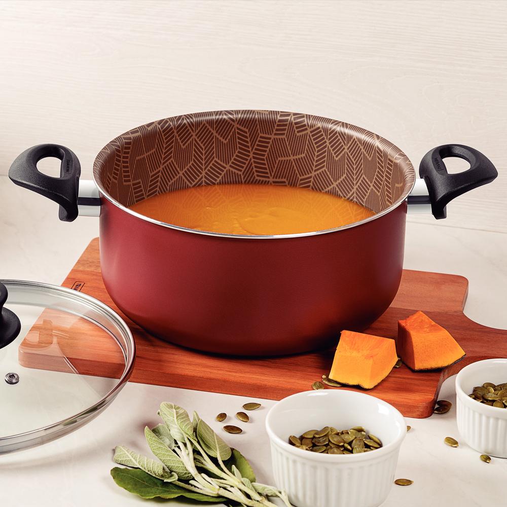 Caçarola Paris Alumínio Antiaderente Vermelho 18cm 2,1l Patv1 - Tramontina 20520718