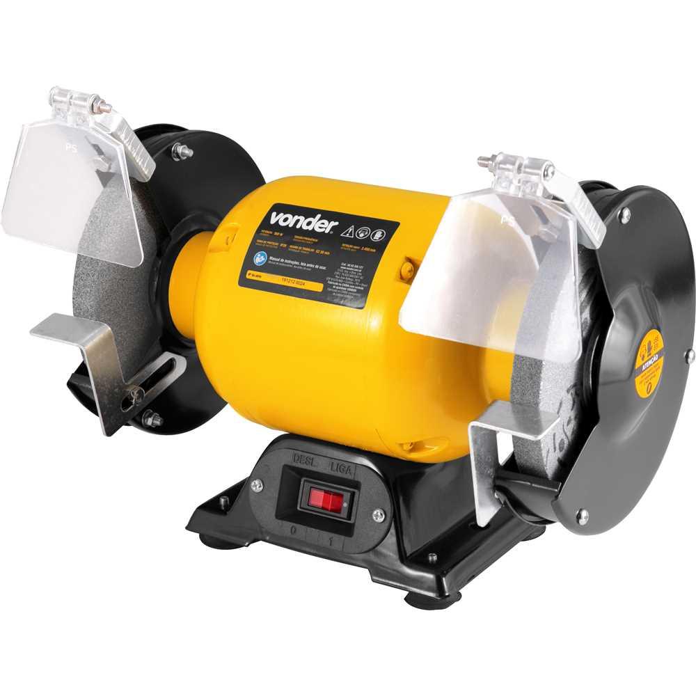 Moto Esmeril de Bancada 6 Polegadas 360W 2 Rebolos 220V - Vonder 6892360220