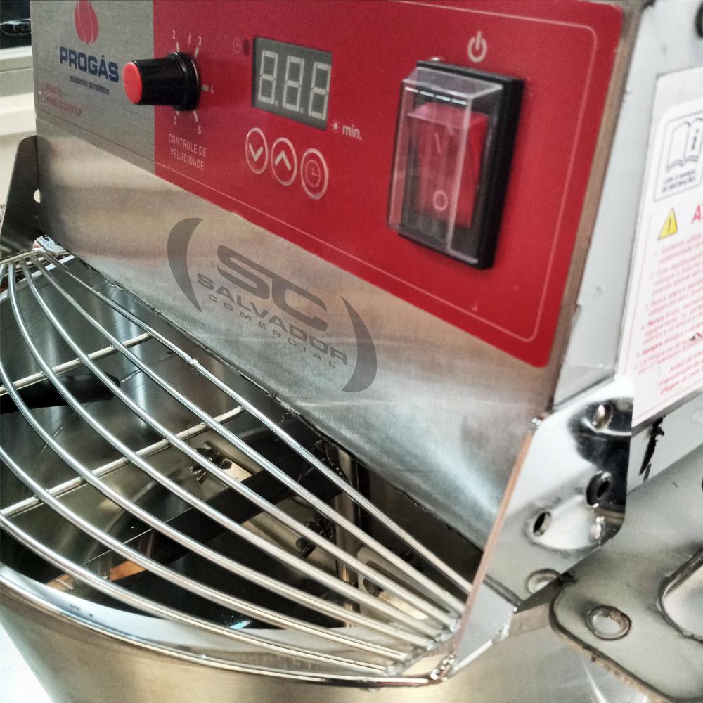 Misturador Mixer 10L / 5 kg massa Coxinha Polenta Prmq-10 Cooktop - Progás Bivolt