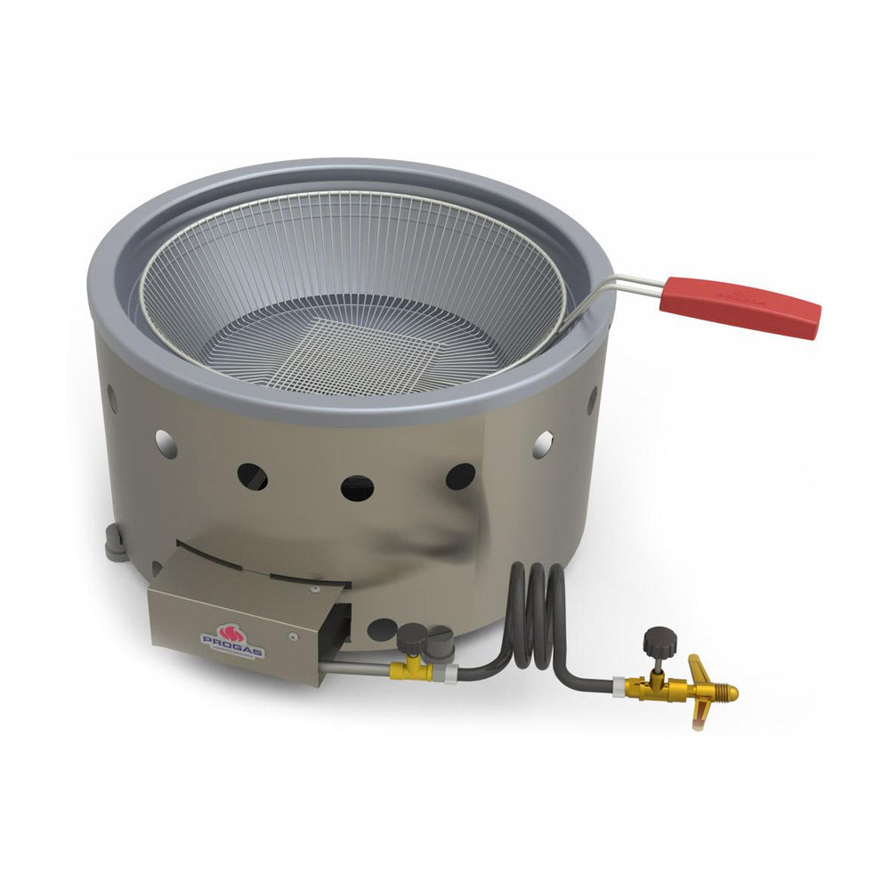 Tacho Fritador a Gás Alta Pressão 7L Óleo PR-70G Progás e Cortador de Legumes