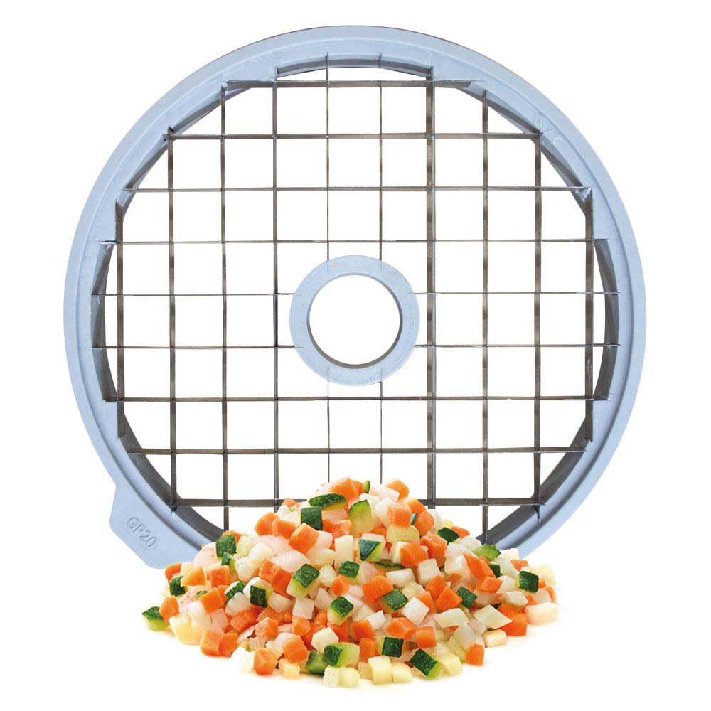 Disco Corte Cubo 20x20mm Para Processador de Alimentos PA7 PRO GC20 PRO - Skymsen
