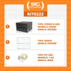 Kit - Forno Semi-industrial Gás Fsi-500n + Grade Extra + Kit Gás - Progás