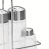 Galheteiro Porta Vinagre e Azeite Ciclo em Vidro e Aço Inox Com Alça 4 Peças - Tramontina 61533020