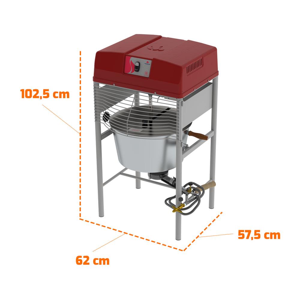 Misturador Misturella The Mix 22l Para Coxinha Prmq-22 g2 Bivolt - Progás P43749