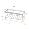 Chapa Americana Profissional 150cm a Gás 18mm Lisa Inox Com Pé Cgp150 - Venâncio