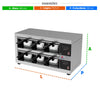 Conservador de Proteínas Profissional Digital Até 80ºc 6 Cubas 1200w Prcprot-06 220v - Progás P46410