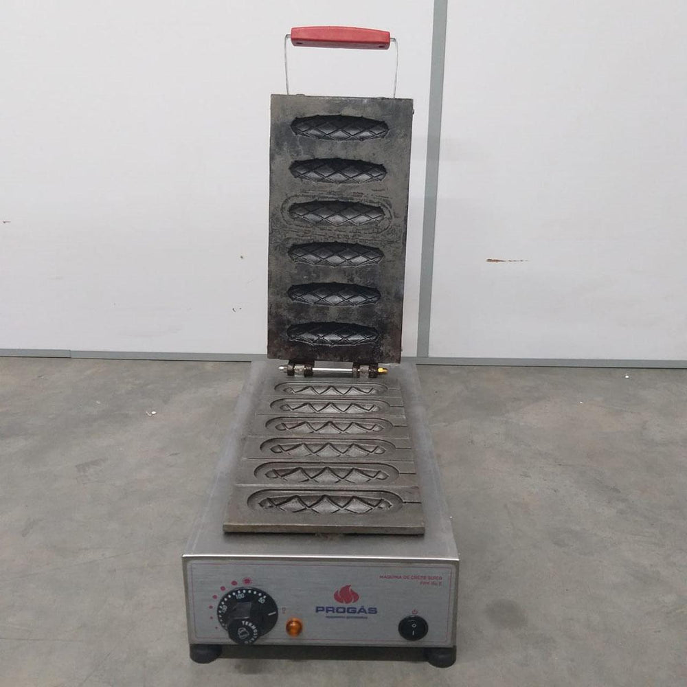 Semi - Prensa Elétrica de Crepes Suíço 06 Cavidades Prk-06 Style 127v - Progas