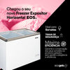 Freezer Horizontal Expositor 320 Litros Dupla Ação -18ºC a +10ºC Eco Gelo Tampa de Vidro EEH400XX 127V - EOS