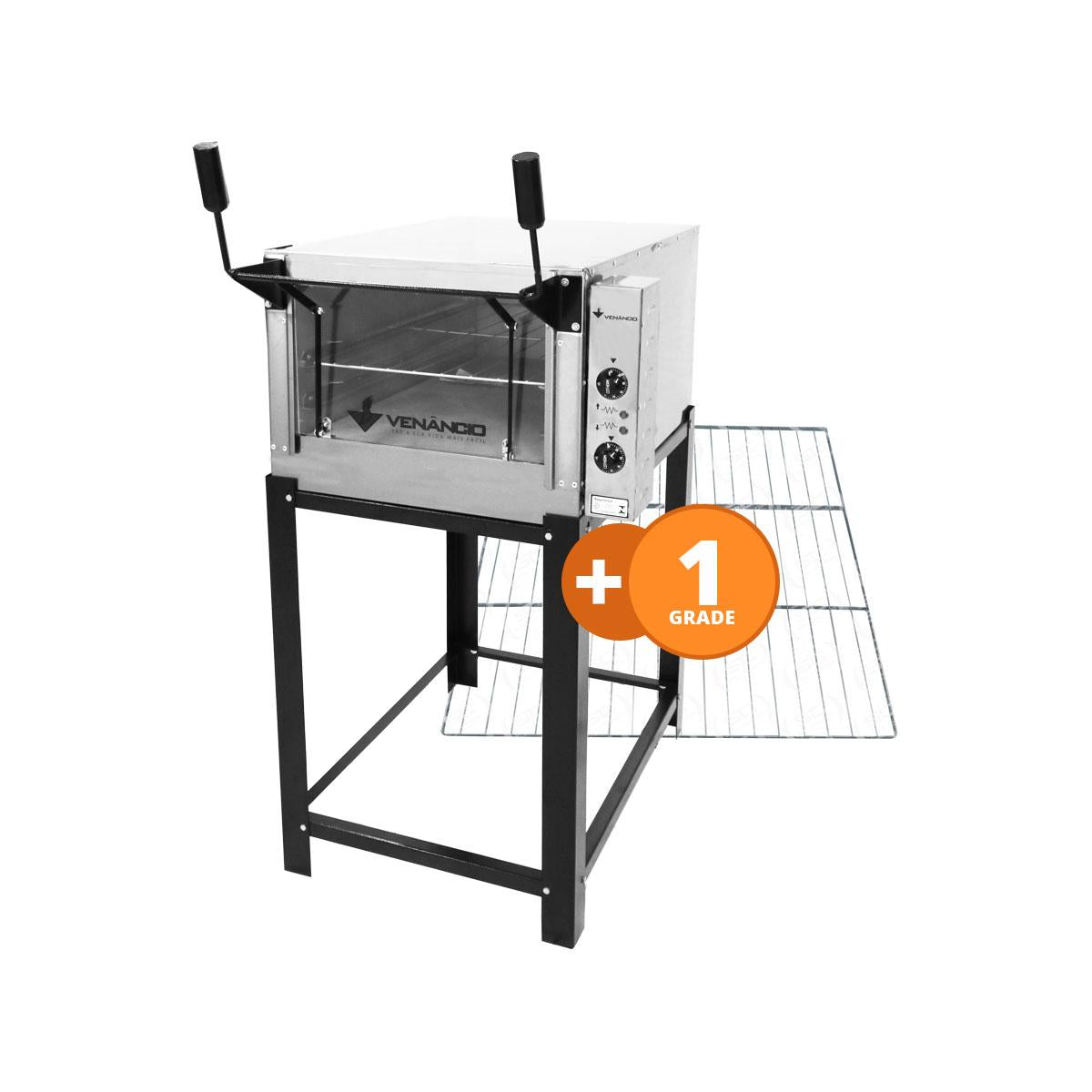 Kit - Forno Elétrico Industrial Roma Inox Feri60 + Grade Extra - Venâncio