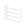 Kit - 4 Aparador Aramado Em U 30x91cm Branco - Sa Gondolas