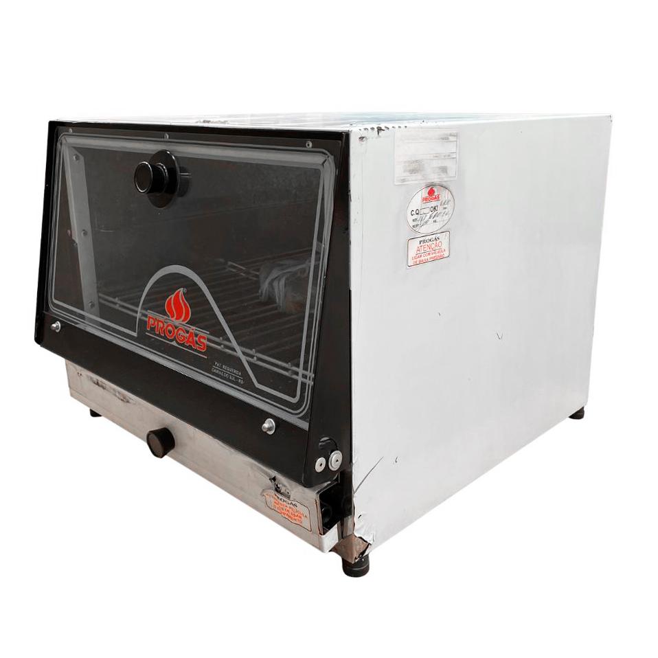 SEMINOVO - Forno Industrial Estrutura Inox Prp-600 kg Porta Vidro - Progás