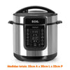 Panela Pressão Elétrica Multiuso Inox 6l 220v Eos Com Concha Tramontina