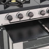 Fogão Industrial com Forno 2 Bocas Duplas Bravo BR2BF Cinza - Venâncio