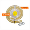 Kit Regulador de Gás Completo Baixa Pressão 2kg com Válvula, Mangueira 1,25m e 2 Abraçadeiras - Imar