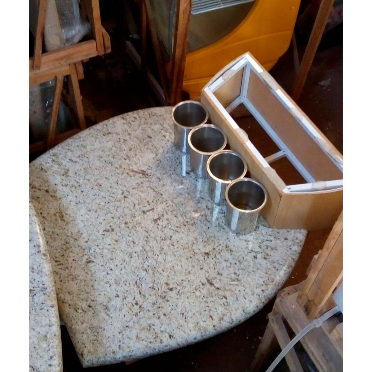 Semi - Módulo Pratos e Talheres 0,750 X 0,94 X 0,85 com 04 cubas, Fmpts75 - Friger