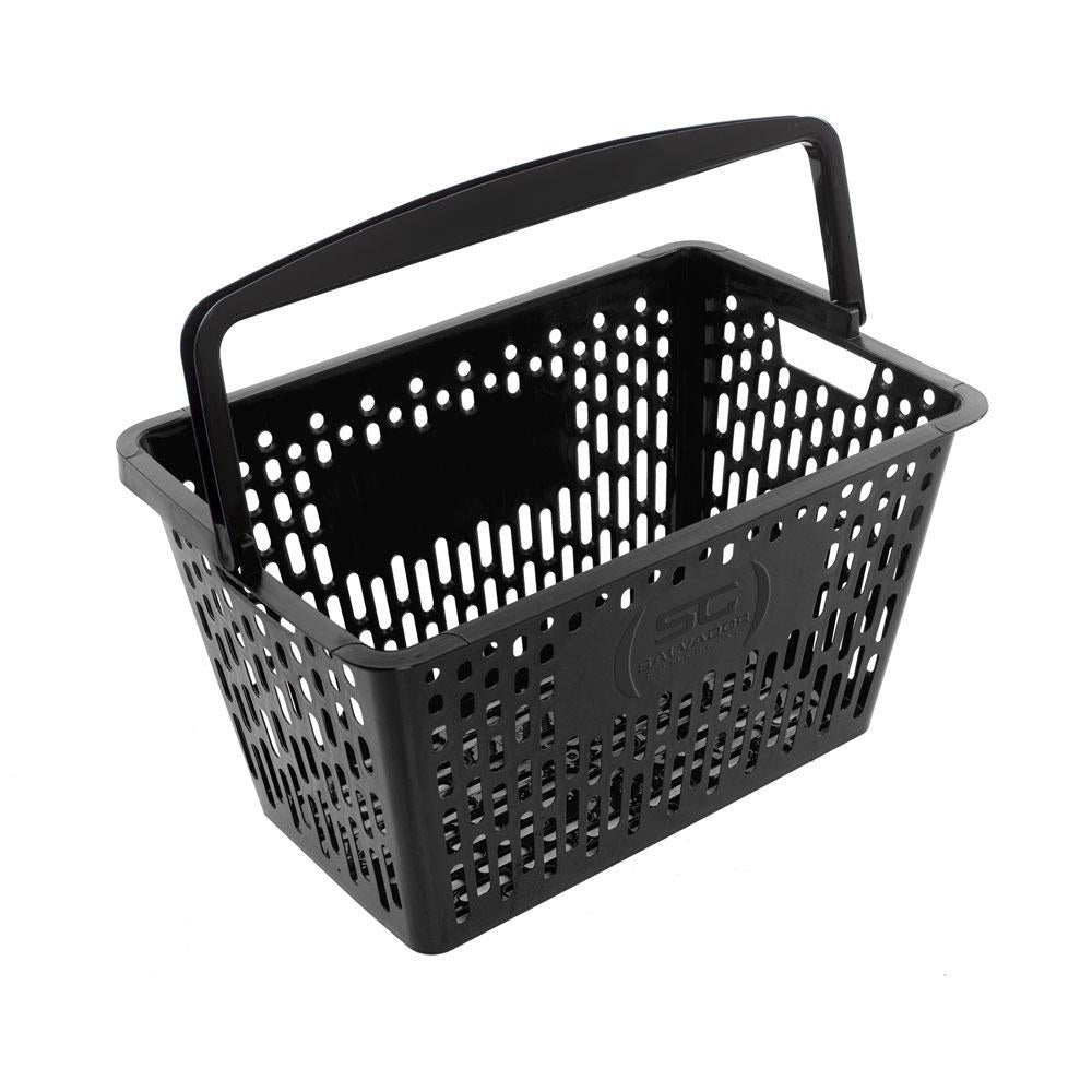 Carrinho De Compras Preto Com Cestos 12kg Removíveis Preto D-500 - Dellaplast
