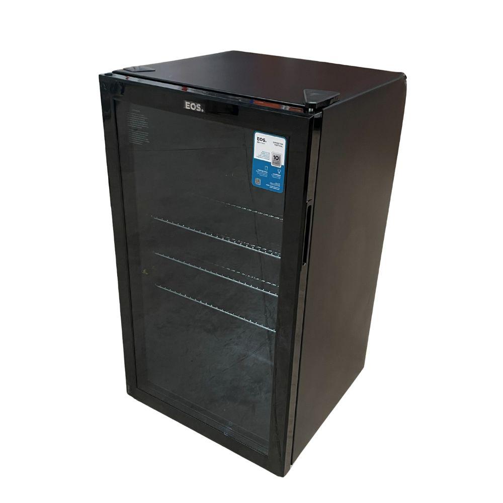 SEMINOVO - Refrigerador Expositor Vertical 124L Eco Gelo Preto EEV120P 127V - EOS