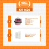 KIT - Misturador Mexedor 5 Litros PRMOG-05 Rosa Bivolt + Kit Raspadores Extra - Progás