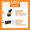 Kit - Faqueiro Plenus 6 Peças + 1 Faqueiro 24 Peças Buzios Inox - Tramontina