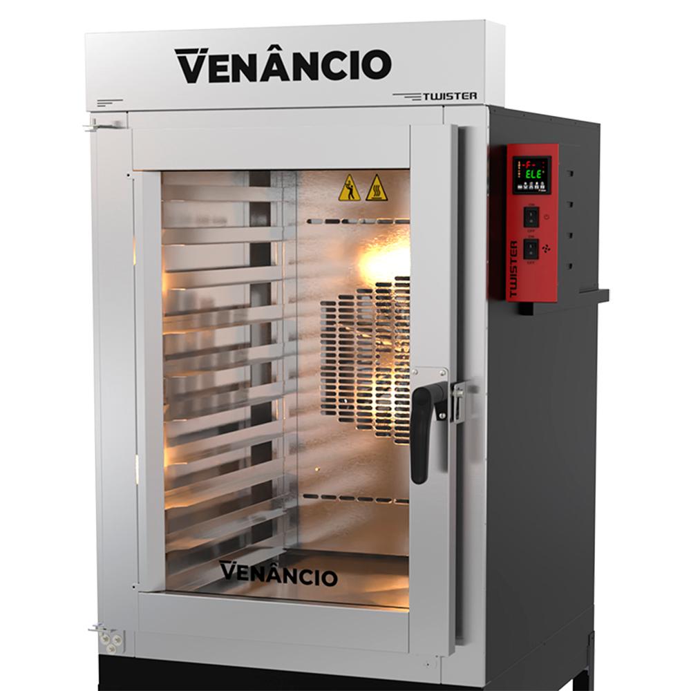 Forno Turbo Industrial 10 Esteiras Elétrico Para Padarias Trifásico Twister Externo Pintado FVT8ET 380t - Venâncio 57390