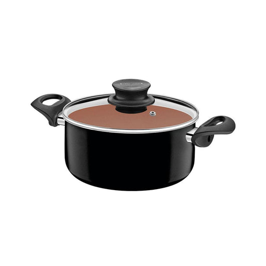 Caçarola Paris Alumínio Interno Antiaderente e Externo de Poliéster Preto 18cm 2,1l PATP1 - Tramontina 27815746
