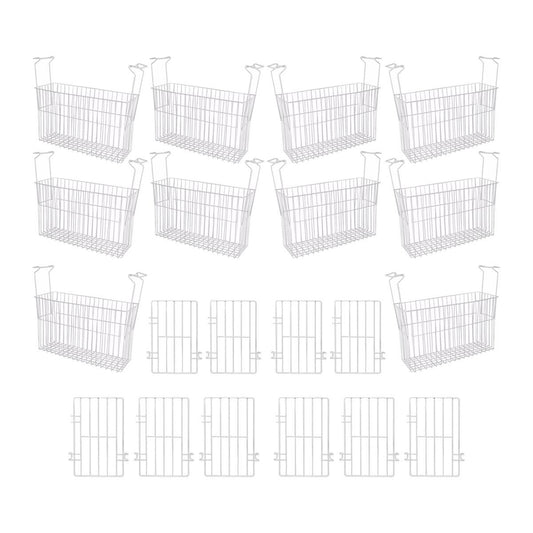 Kit - 10 Cestos Organizador Nextgen Para Nf e Hf Metalfrio + 10 Separadores