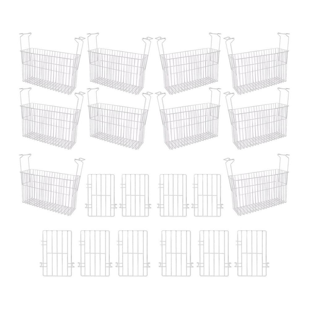 Kit - 10 Cestos Organizador Nextgen Para Nf e Hf Metalfrio + 10 Separadores