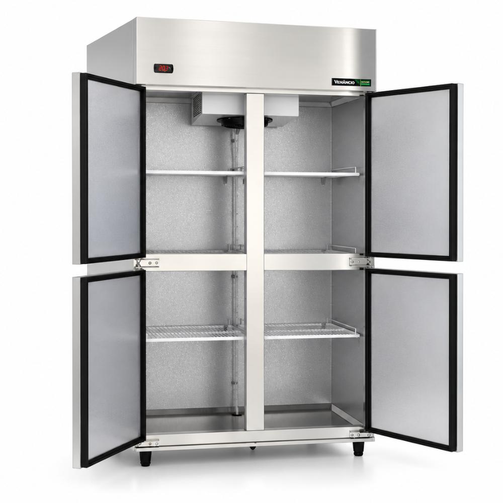 Mini Câmara Profissional Resfriada 4 Portas 2ºc a 7ºc 680l ar Forçado MCECV4P 220v - Venâncio 81561